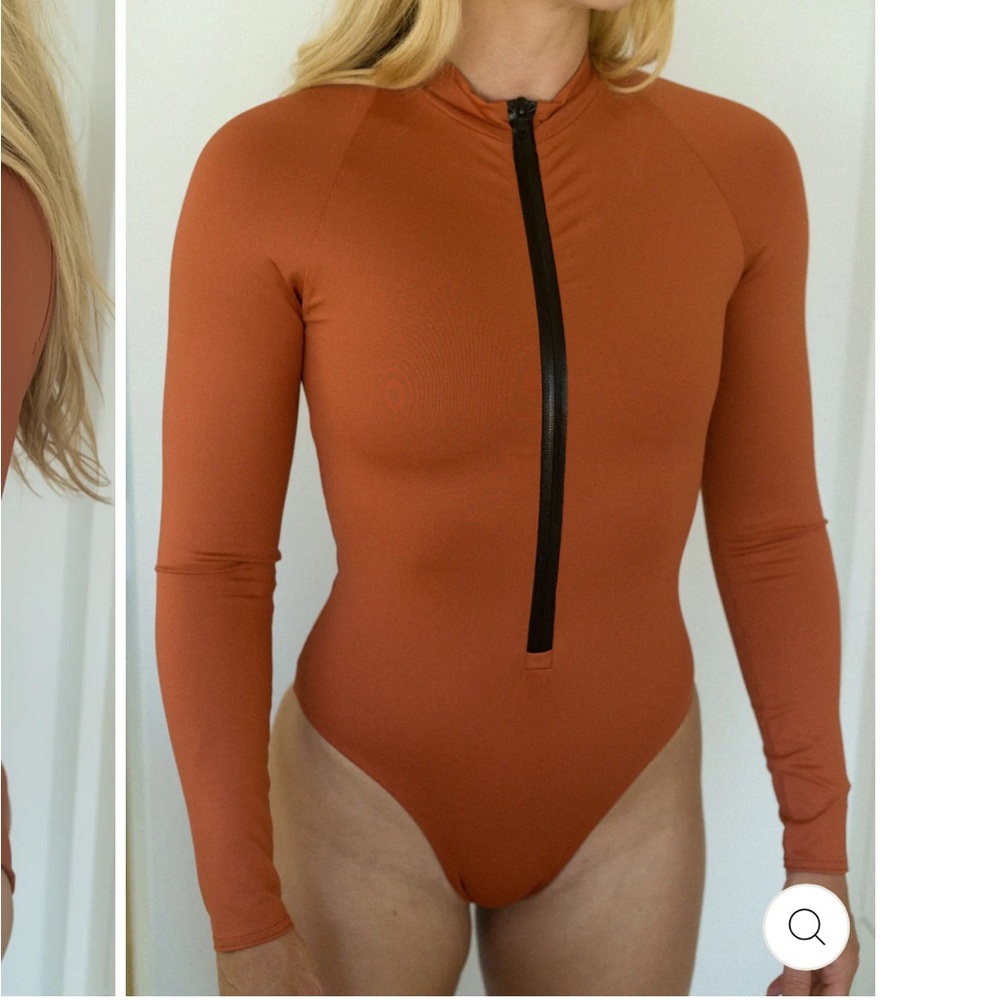 🏄🏻‍♀️ BNWT LONDRE BODYWEAR - Bond Rashguard in Sculpting Clay (XS)
